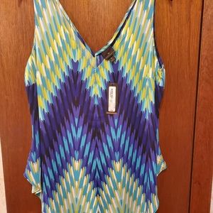 Worthington Dressy Tank Top size L NWT